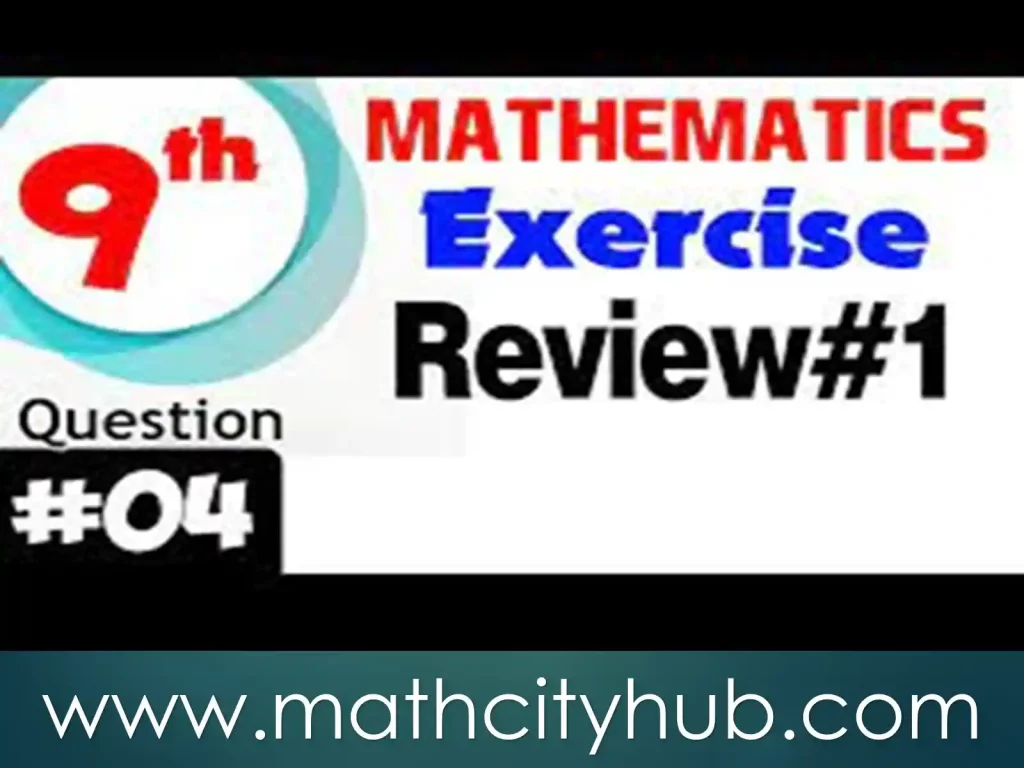 9th-Math-Ch-1-Review: Matrices And Determinants, Class 9th Math Unit-1 Review, 9th Maths Sci-Review Exercise,  Matrices and Determinants,  9th Maths Sci- Review Exercise 1-Q7