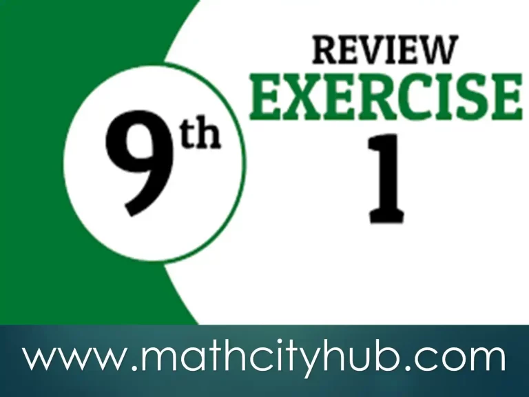 9th-Math-Ch-1-Review: Matrices And Determinants, Class 9th Math Unit-1 Review, 9th Maths Sci-Review Exercise, Matrices and Determinants, 9th Maths Sci- Review Exercise 1-Q7