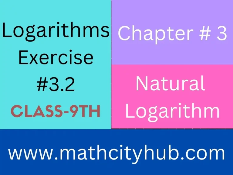 Exercise.3.2: Common and Natural Logarithm, common logarithm and natural logarithm, common and natural logarithms, natural and common logarithms, definition of common and natural logarithms,