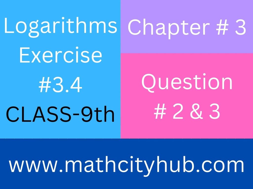   Exercise.3.4: Application of Logarithm: application of exponential and logarithmic functions in real life,application of logarithmic function,real life application of logarithms,