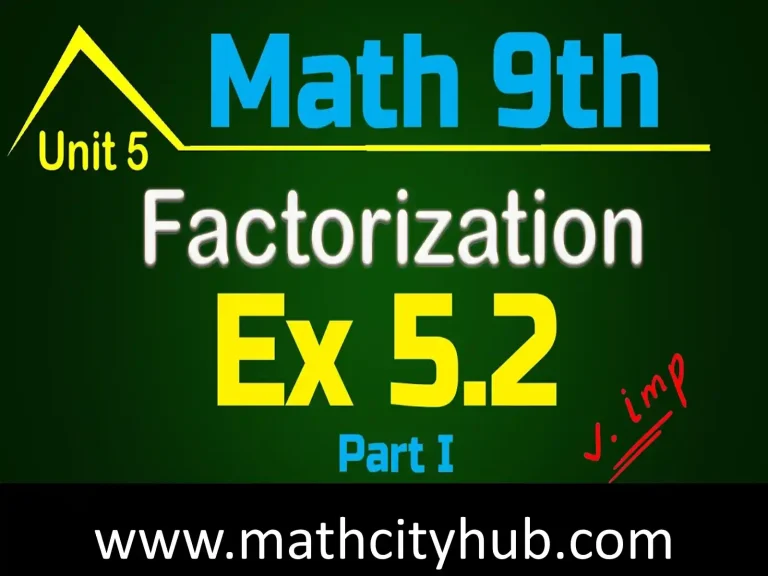 Exploring Various Types of Factorization, Factorization by making a perfect square, Methods of Factoring , Solving Quadratic Equations By Factoring,