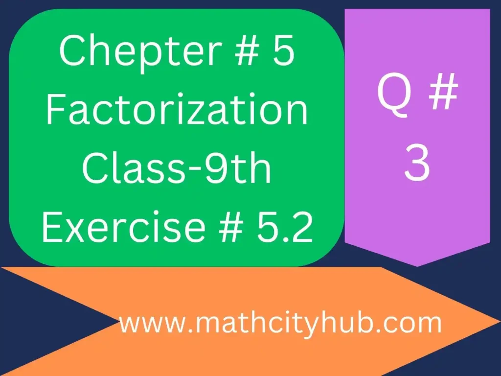 Exploring Various Types of Factorization, Factorization by making a perfect square, Methods of Factoring , Solving Quadratic Equations By Factoring,