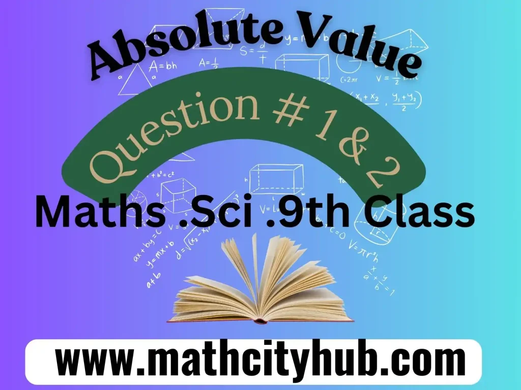 Exercise. 7.2: Equations Involving Absolute Value