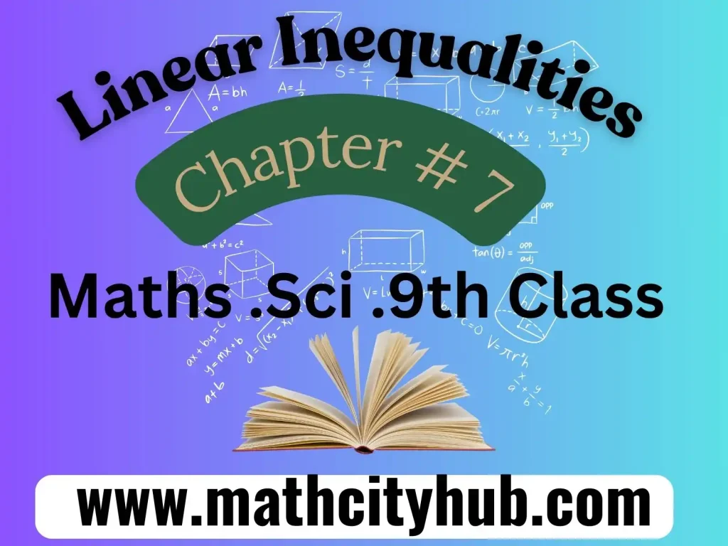 Exercise. 7.3: Solving linear Inequalities